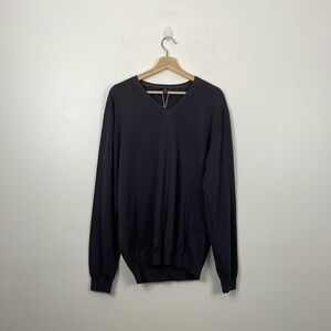 Altairega Mens XL Long Sleeve V Neck Knit Sweater Lightweight Business Casual